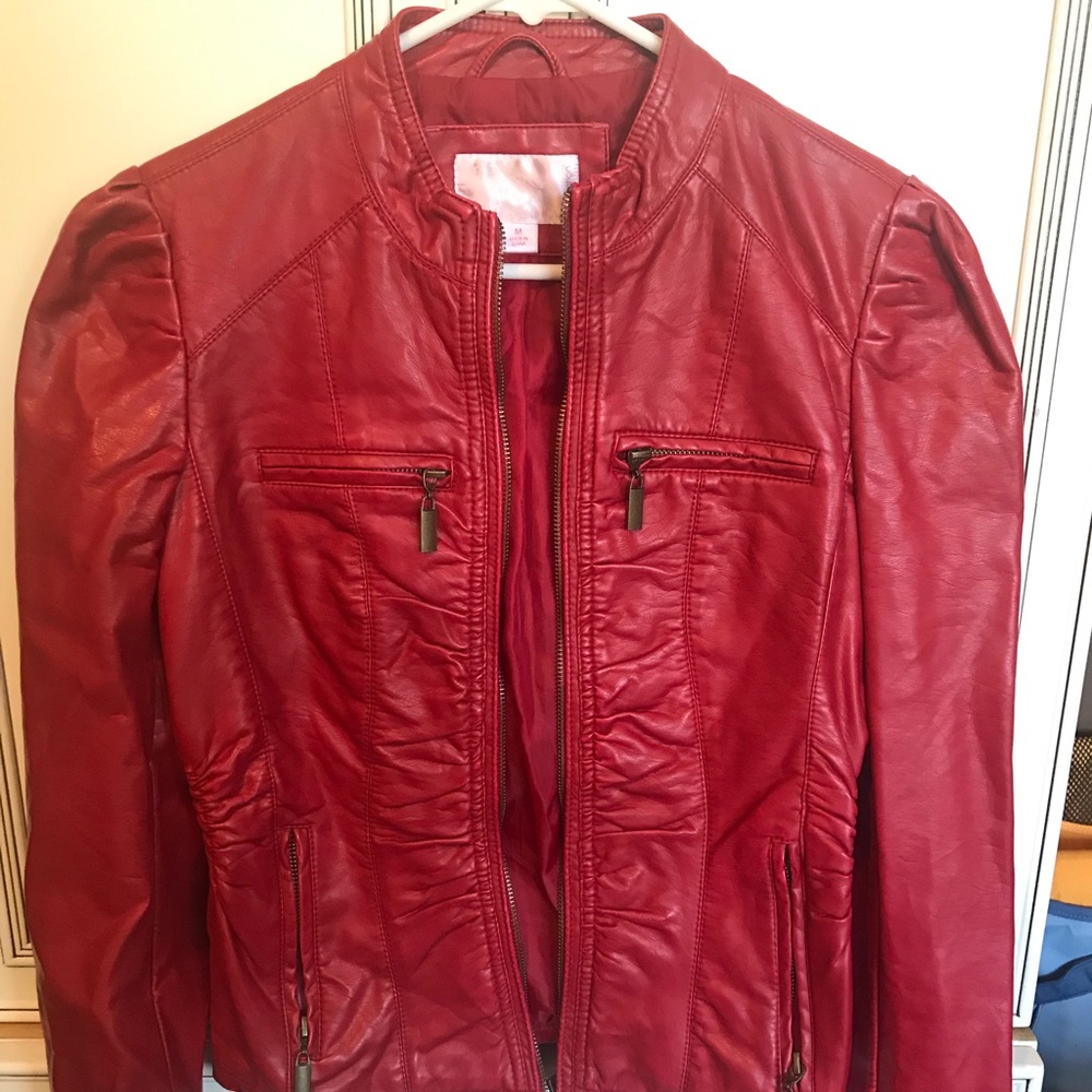 Soft leather jacket